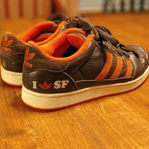 Adidas super skate orange and brown I love SF
